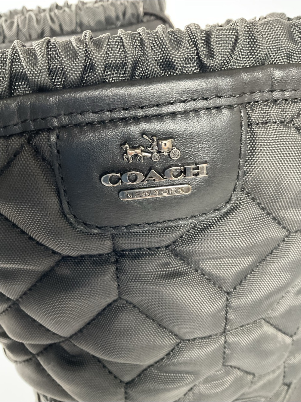 Coach Sparrow Quilted Winter Boots Black Size 8.5 - Picture 8 of 11